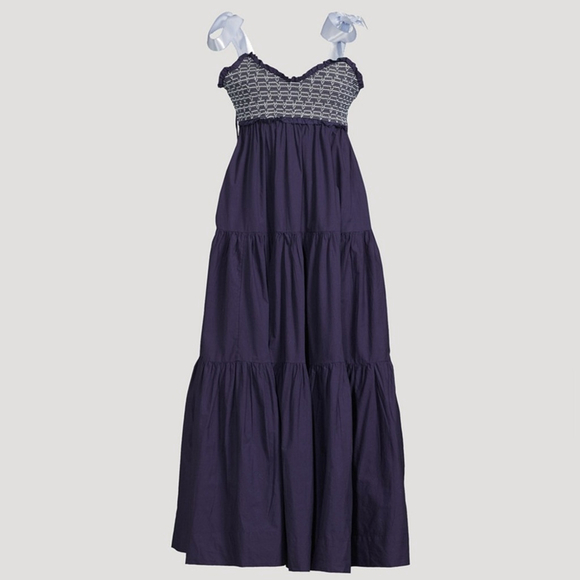 NWOT Bluebell Solid Maxi Dress in Eclipse Size M - Picture 5 of 13